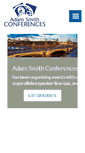 Mobile Screenshot of adamsmithconferences.com